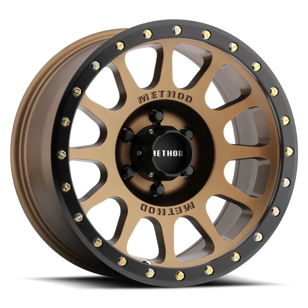 Custom Wheel 305-NV - Bronze w/ Matte Black Lip | 17x8.5 | 8x170 | +0mm - Method