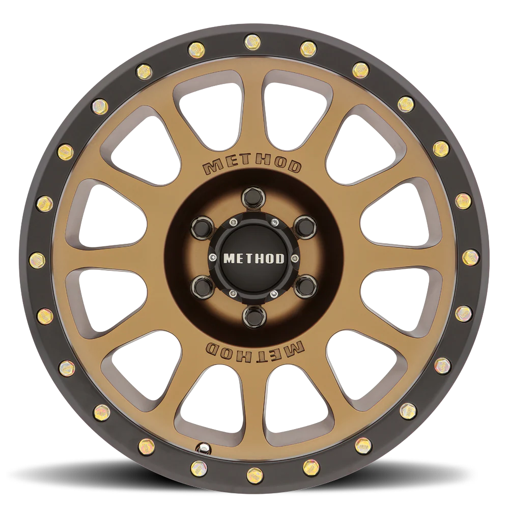 Custom Wheel 305-NV - Bronze w/ Matte Black Lip | 17x8.5 | 8x170 | +0mm - Method