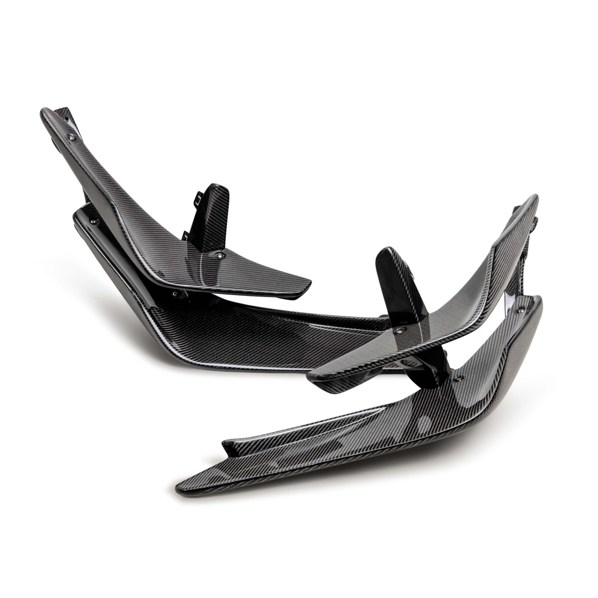 Honda Civic Type R Front Bumper Canards - Seibon - Carbon Fiber - `23+