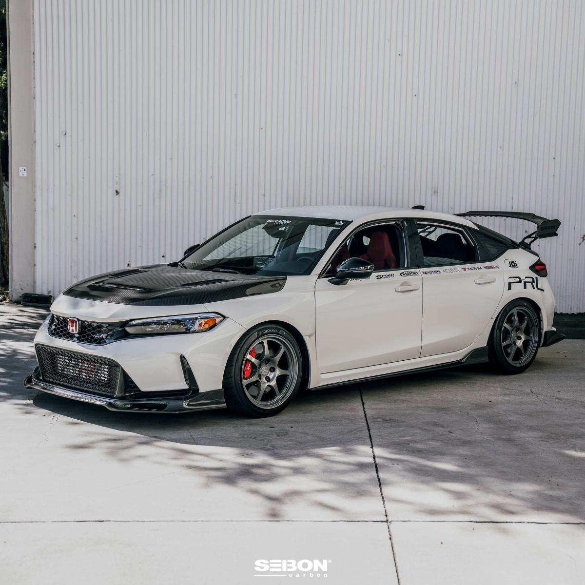 Honda Civic Hood - Seibon - GT-Style Double Sided - Carbon Fiber - `23+