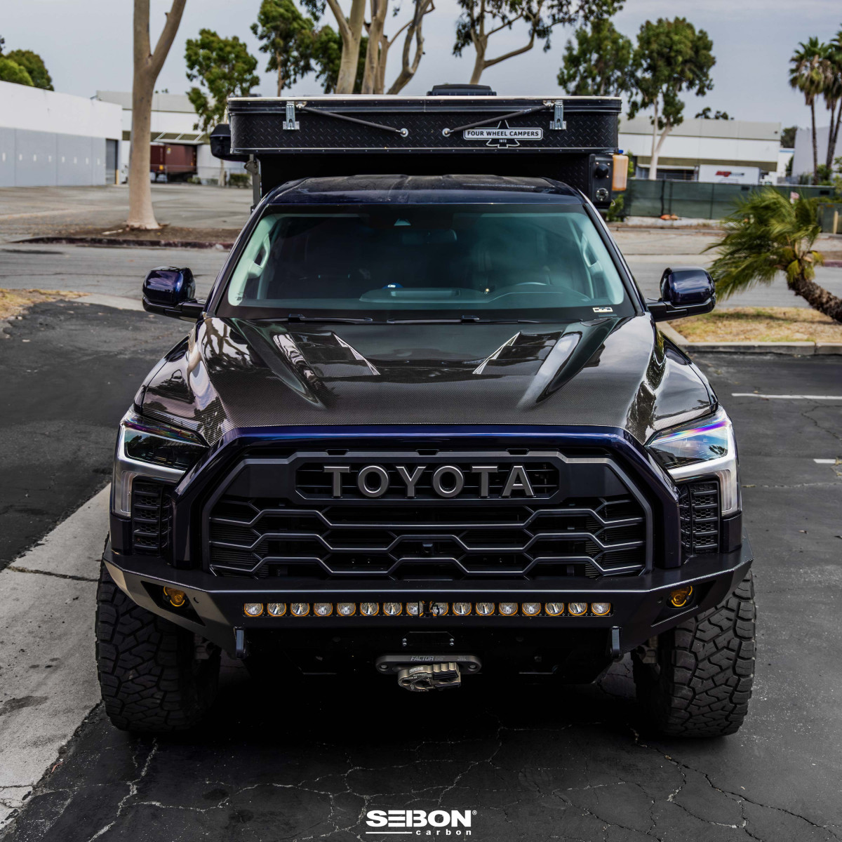 Toyota Tundra Hood - Seibon - TS-Style - Carbon Fiber - `22+