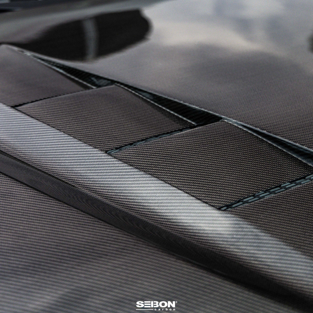 Toyota Tundra Hood - Seibon - TS-Style - Carbon Fiber - `22+