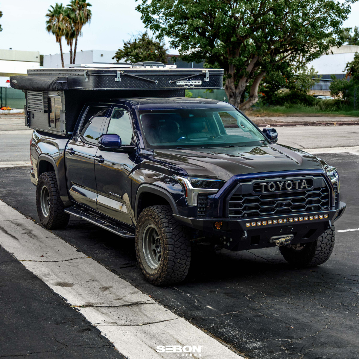 Toyota Tundra Hood - Seibon - TS-Style - Carbon Fiber - `22+