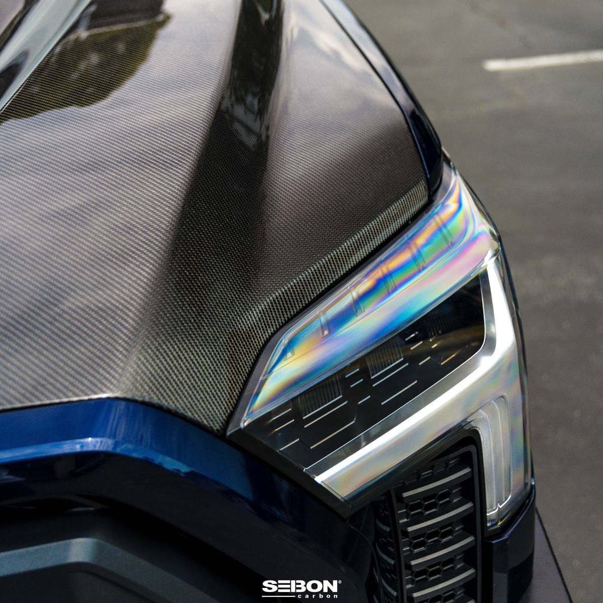 Toyota Tundra Hood - Seibon - TS-Style - Carbon Fiber - `22+