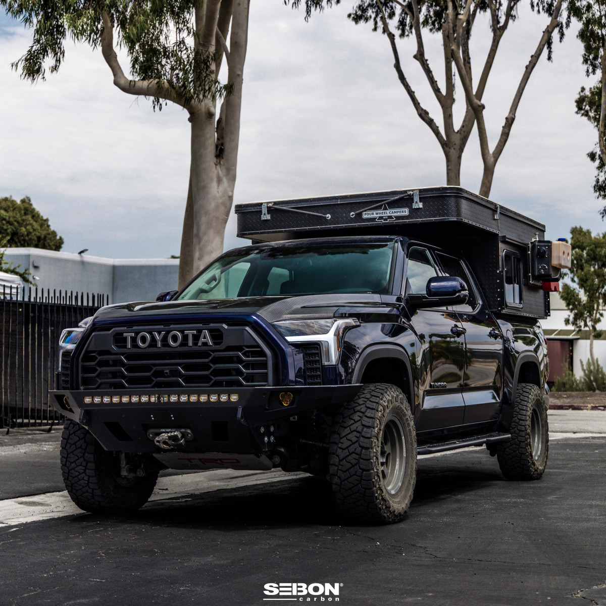 Toyota Tundra Hood - Seibon - TS-Style - Carbon Fiber - `22+