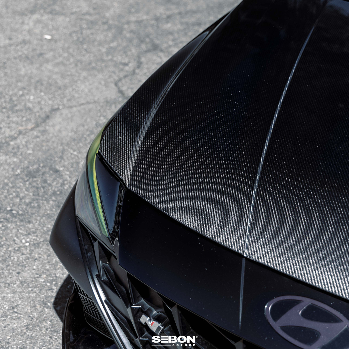 Hyundai Elantra Hood - Seibon - OE-Style Carbon Fiber - `21+