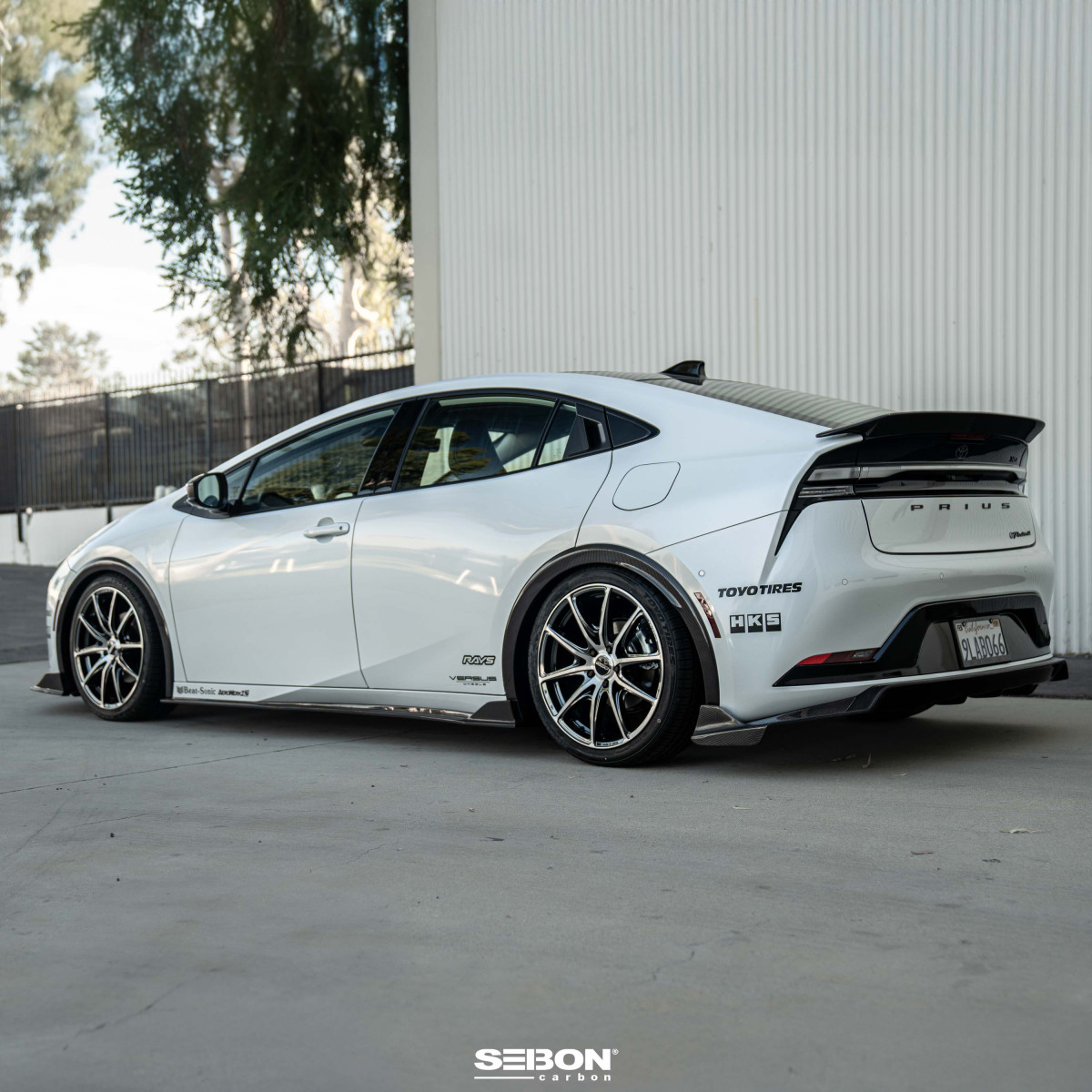 Toyota Prius Spoiler - Rear - Seibon - MB-Style Carbon Fiber - `23+