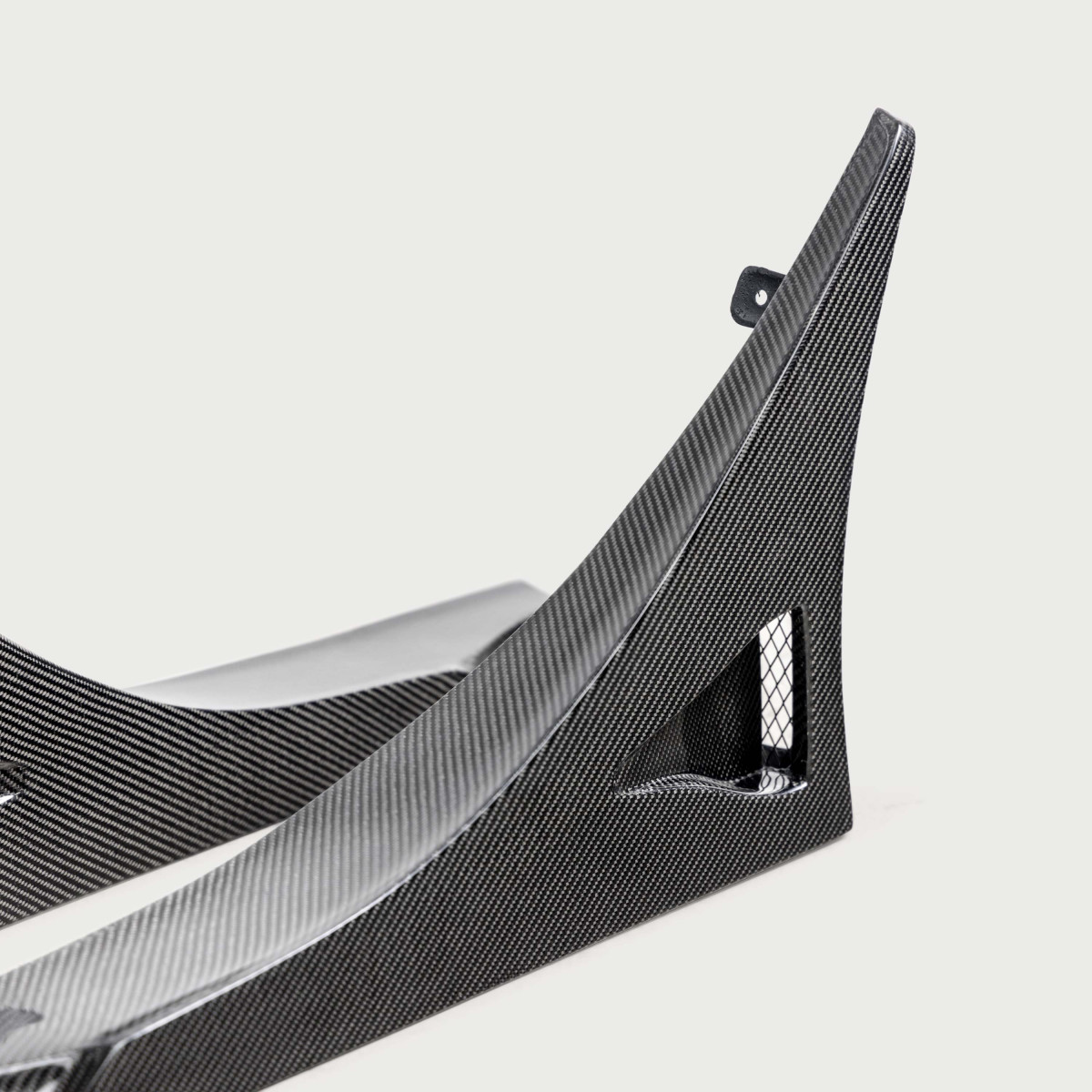 Honda Civic Type-R Rear Side Skirt Extensions - Seibon - MB-Style - Carbon Fiber - `23-`25