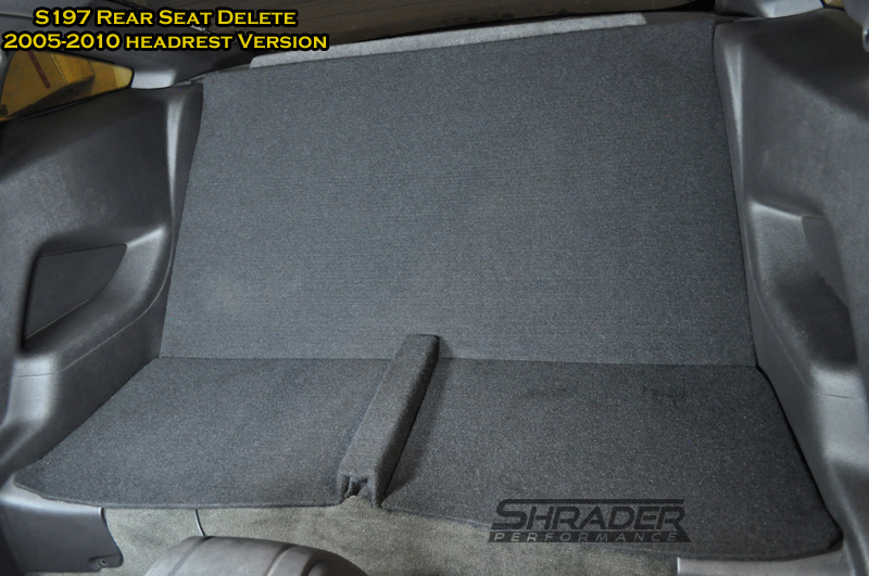 Ford Mustang Rear Seat Delete Kit - '05-'10