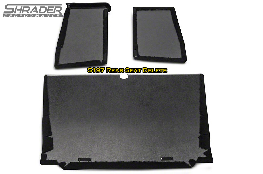 Ford Mustang Rear Seat Delete Kit - '11-'14