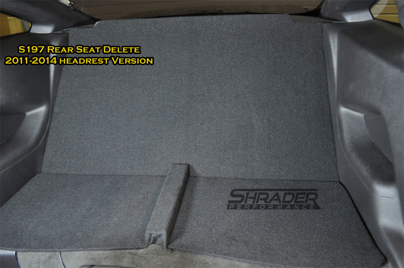 Ford Mustang Rear Seat Delete Kit - '11-'14