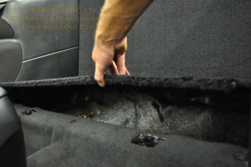 Ford Mustang Rear Seat Delete Kit - '94-'04