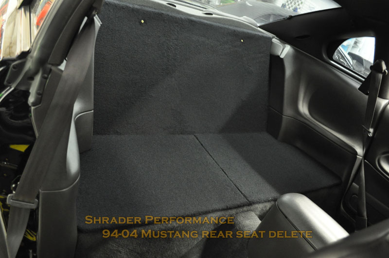 Ford Mustang Rear Seat Delete Kit - '94-'04