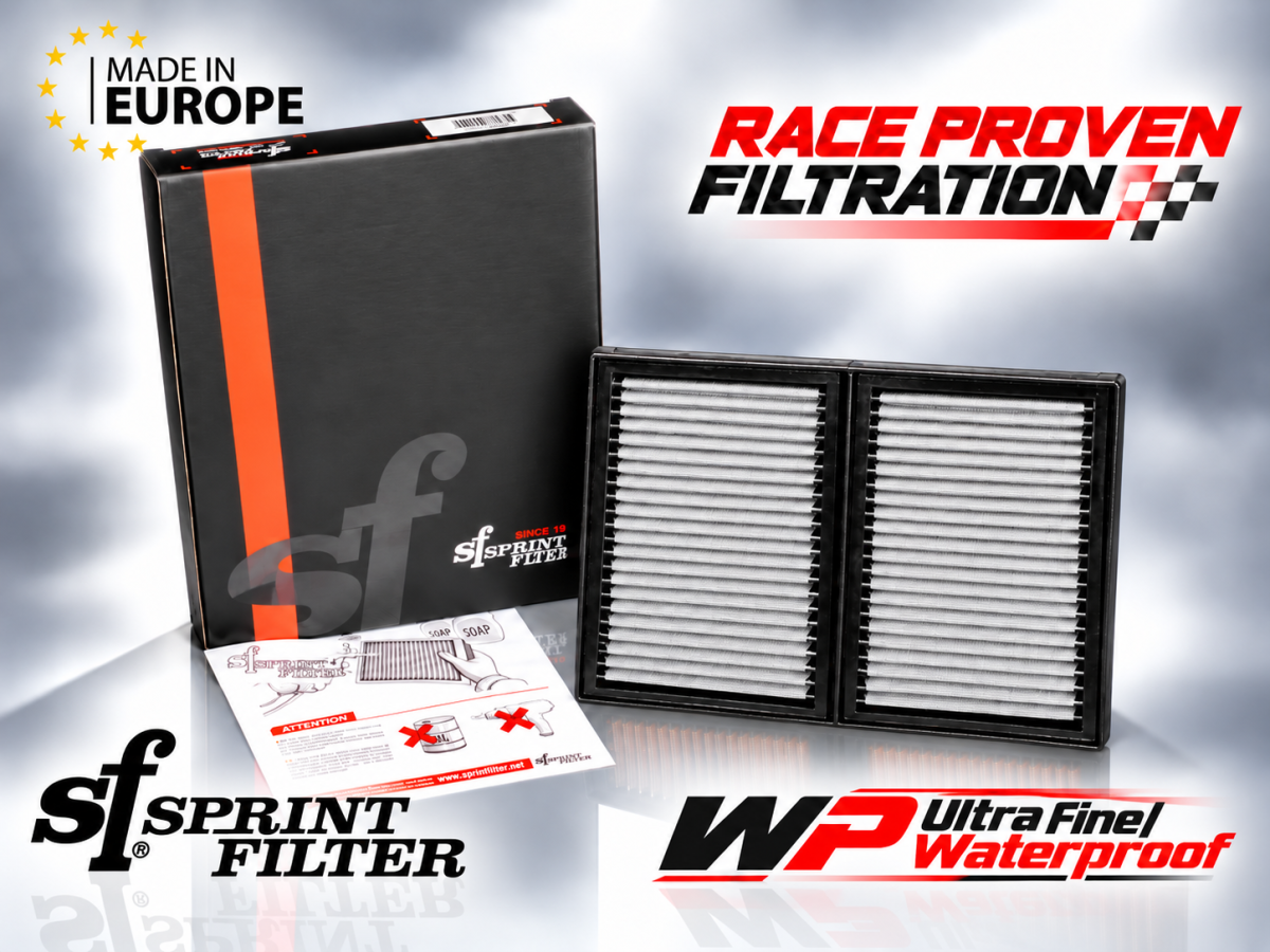 Alfa Romeo Giulia Performance Air Filter - 2.9L QV - Sprint Filter - WP Ultra Fine/ Waterproof Alfa Romeo Giulia Performance Air Filter - 2.9L QV - Sprint Filter - WP Ultra Fine/ Waterproof
