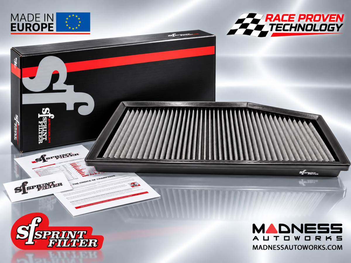 Maserati GranTurismo Performance Air Filter - Sprint Filter - WP Ultra Fine/ Waterproof