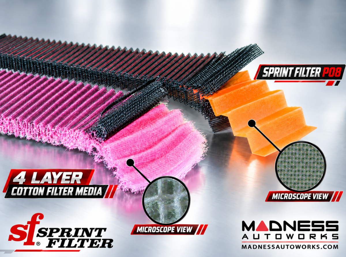 Maserati GranTurismo Performance Air Filter - Sprint Filter - WP Ultra Fine/ Waterproof