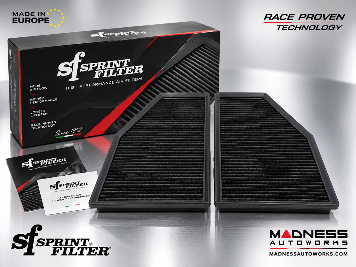 Maserati GranTurismo Performance Air Filter - Sprint Filter - F1 Ultimate Performance - 3.0L V6 Maserati GranTurismo Performance Air Filter - Sprint Filter - F1 Ultimate Performance - 3.0L V6