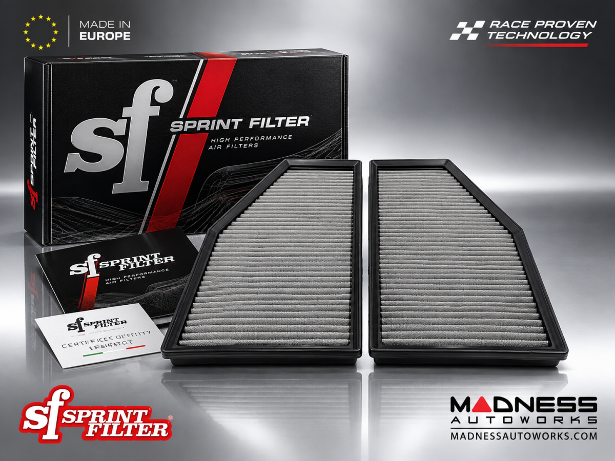Maserati GranTurismo Performance Air Filter - Sprint Filter - WP Ultra Fine/ Waterproof - 3.0L V6 Maserati GranTurismo Performance Air Filter - Sprint Filter - WP Ultra Fine/ Waterproof - 3.0L V6