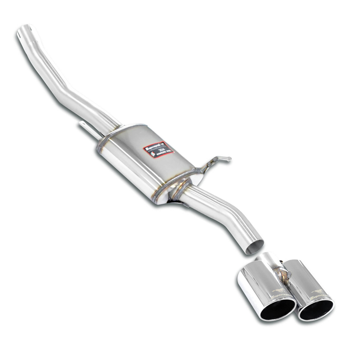 Jaguar XKR Performance Exhaust - Supersprint - Rear Section - Right Side - 4.2i V8 Jaguar XKR Performance Exhaust - Supersprint - Rear Section - Right Side - 4.2i V8