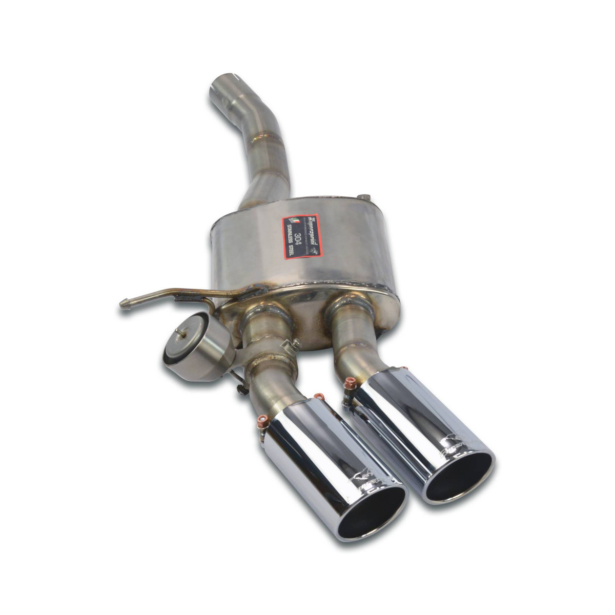 Jaguar XKR Performance Exhaust - Supersprint - Rear Section - Left Side w/ Valve - 4.2i V8 Jaguar XKR Performance Exhaust - Supersprint - Rear Section - Left Side w/ Valve - 4.2i V8