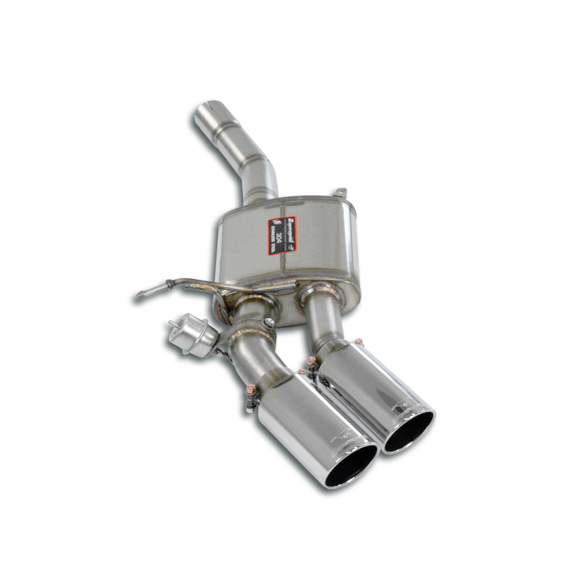 Jaguar XKR Performance Exhaust - Supersprint - Rear Section - Left Side w/ Valve - 5.0L V8 Jaguar XKR Performance Exhaust - Supersprint - Rear Section - Left Side w/ Valve - 5.0L V8