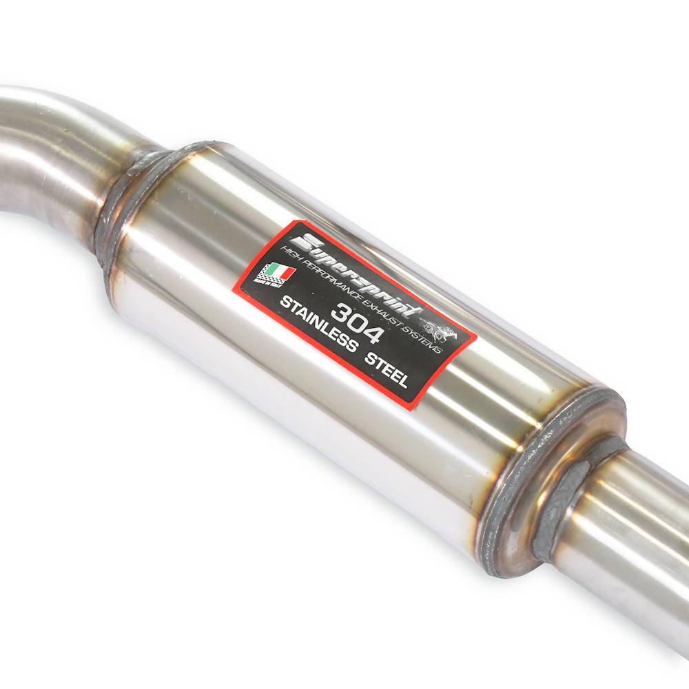 Alfa Romeo Giulia Performance Exhaust - Supersprint - Center Section - Resonated - 2.9L QV