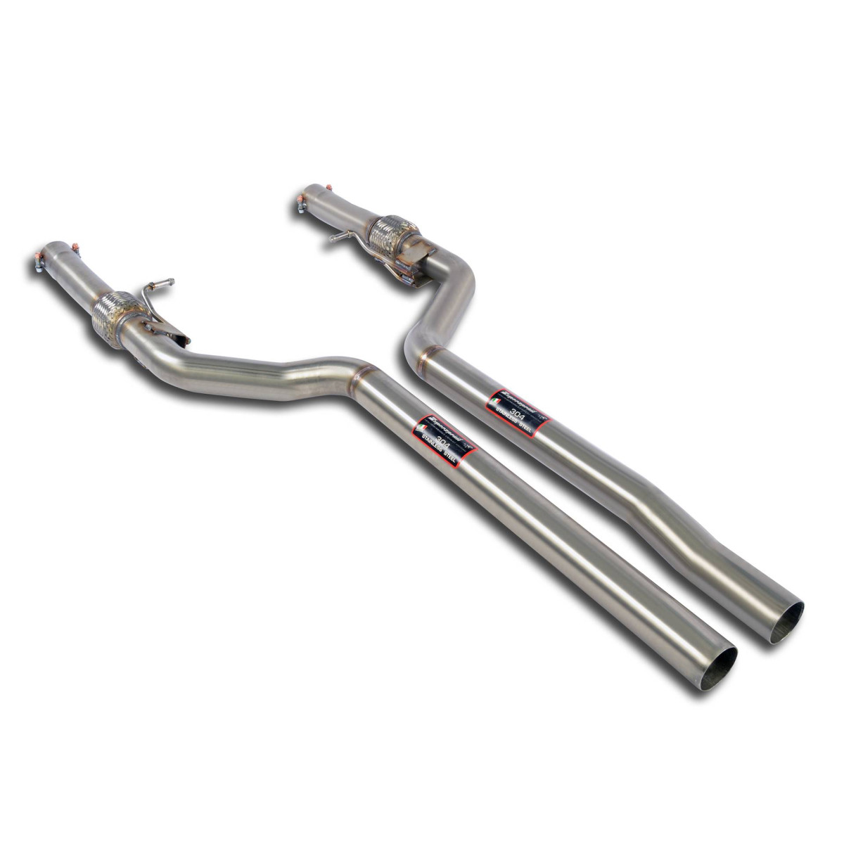 Alfa Romeo Giulia Performance Exhaust - Supersprint - Center Section - Non-Resonated - 2.9L QV Alfa Romeo Giulia Performance Exhaust - Supersprint - Center Section - Non-Resonated - 2.9L QV