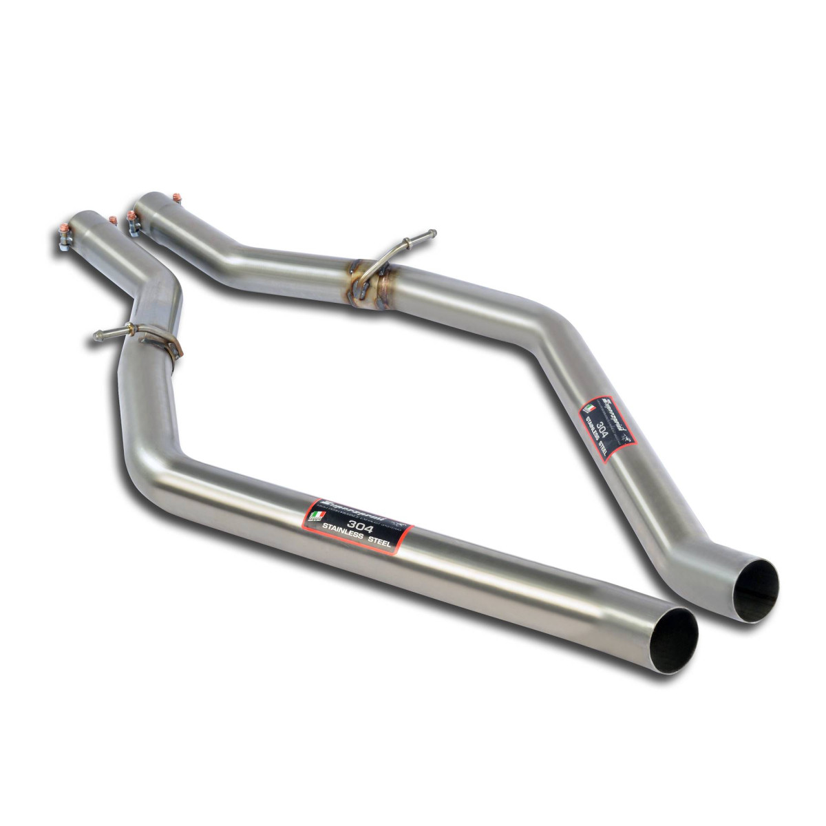 Alfa Romeo Giulia Performance Exhaust - Supersprint - Rear Section - Valved - 2.9L QV