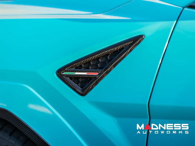 Lamborghini Urus Fender Vent Trim - Visual Carbon Fiber - Urban Automotive