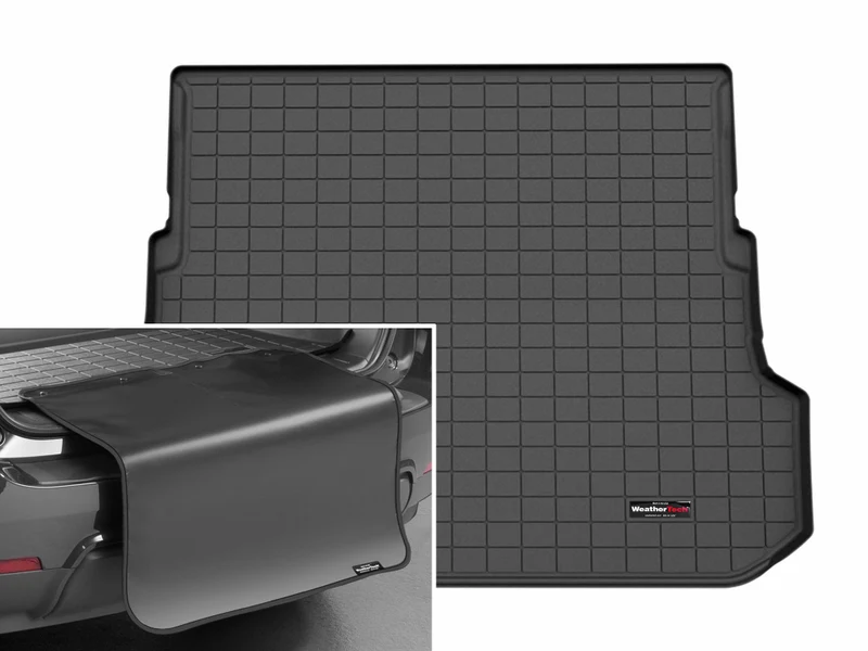 Toyota 4Runner Cargo Liner w/ Bumper Protector - Rear - WeatherTech - Black - 7 Passenger 2025+ Toyota 4Runner Cargo Liner w/ Bumper Protector - Rear - WeatherTech - Black - 7 Passenger 2025+
