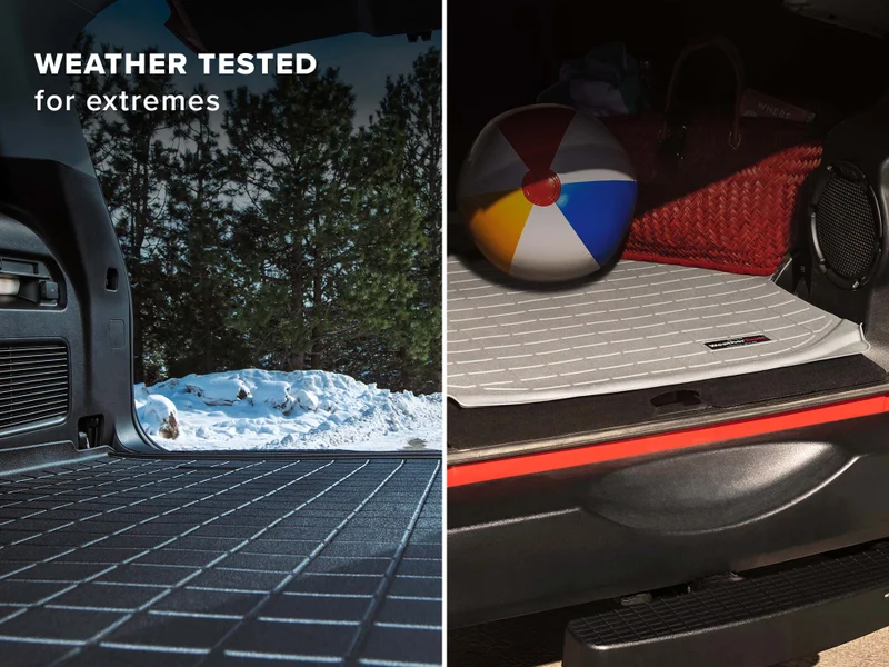 Toyota 4Runner Cargo Liner w/ Bumper Protector - Rear - WeatherTech - Black - 7 Passenger 2025+