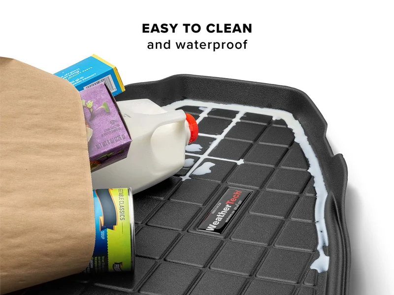 Toyota 4Runner Cargo Liner w/ Bumper Protector - Rear - WeatherTech - Black - 7 Passenger 2025+