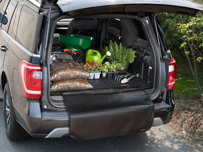 Toyota 4Runner Cargo Liner w/ Bumper Protector - Rear - WeatherTech - Black - 7 Passenger 2025+
