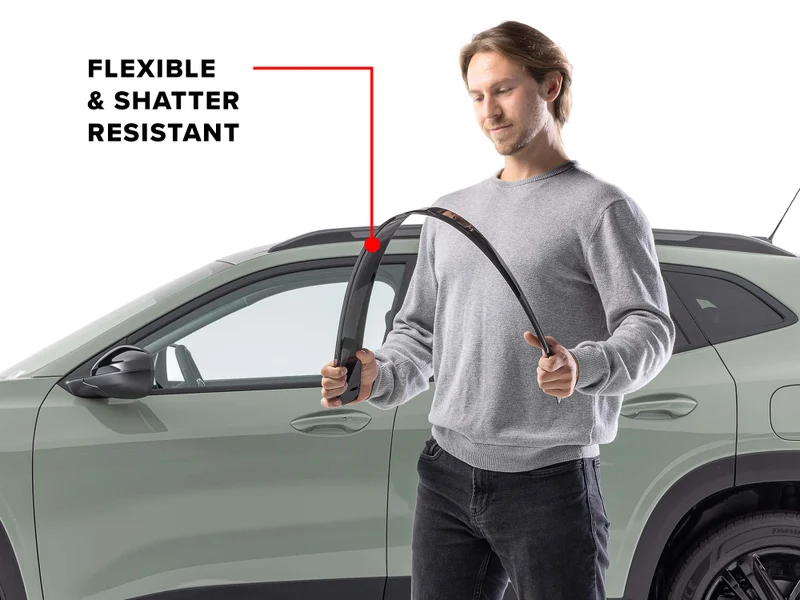 Volkswagen Jetta GLI Wind Deflectors - Front + Rear - WeatherTech - Dark Tint - `19-`26