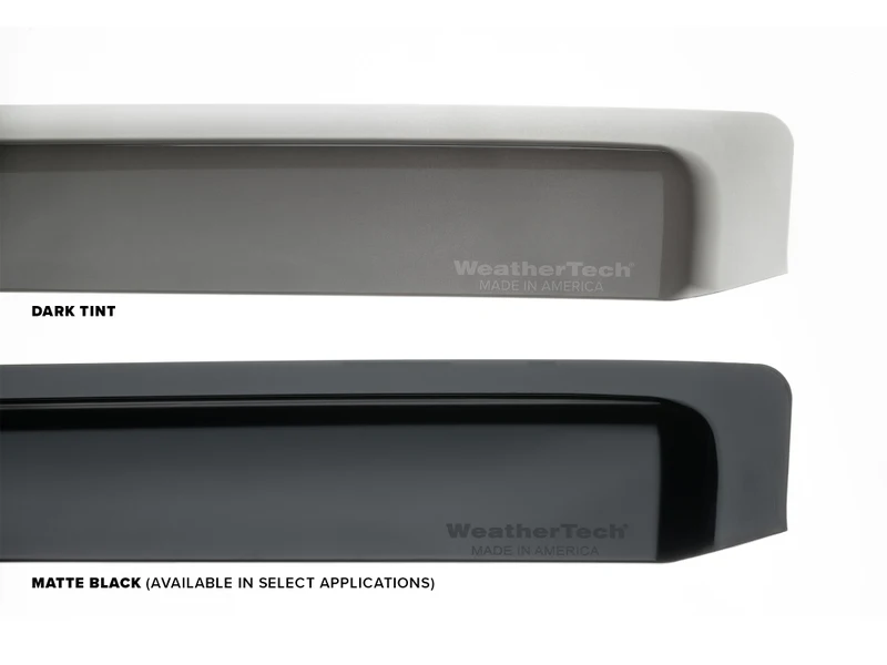 Volkswagen Jetta GLI Wind Deflectors - Front + Rear - WeatherTech - Dark Tint - `19-`26