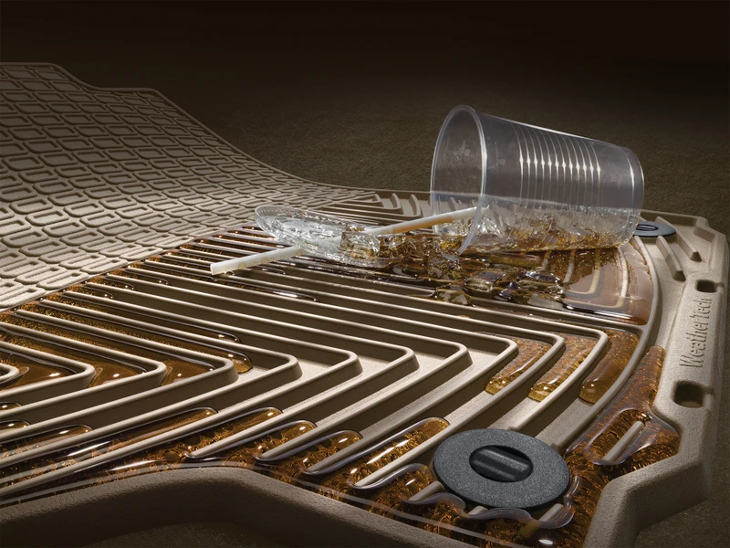 Subaru Forester Floor Mats - Front + Rear - WeatherTech - All-Weather Rubber - Black - 2026+