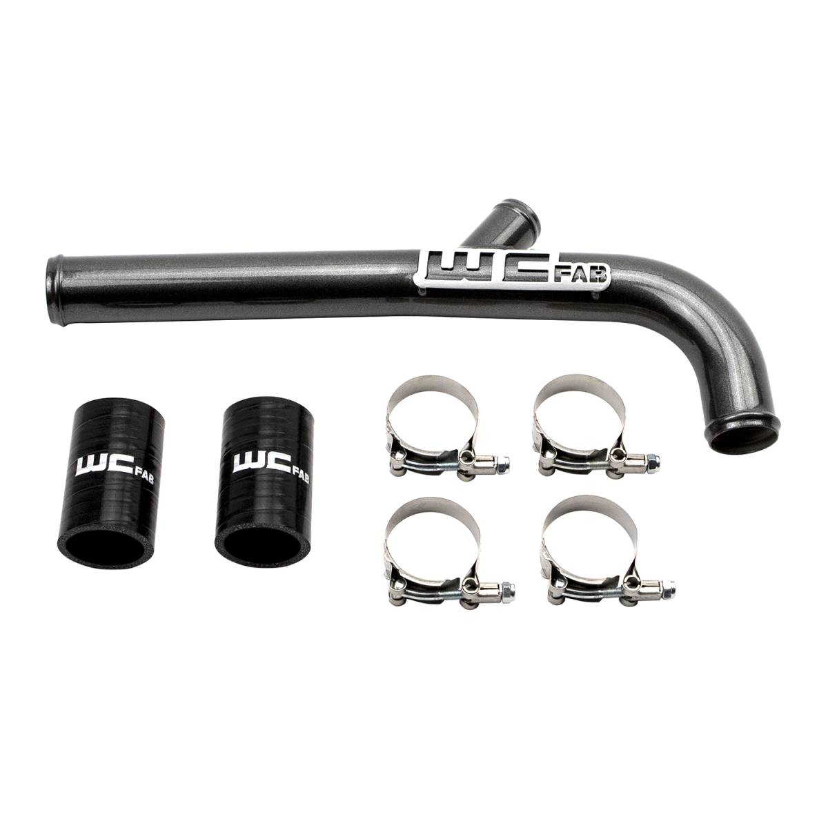 Dodge Ram 2500 Upper Coolant Pipe - Wehrli - Dual Radiator - Gun Metal - `13-`15 Dodge Ram 2500 Upper Coolant Pipe - Wehrli - Dual Radiator - Gun Metal - `13-`15
