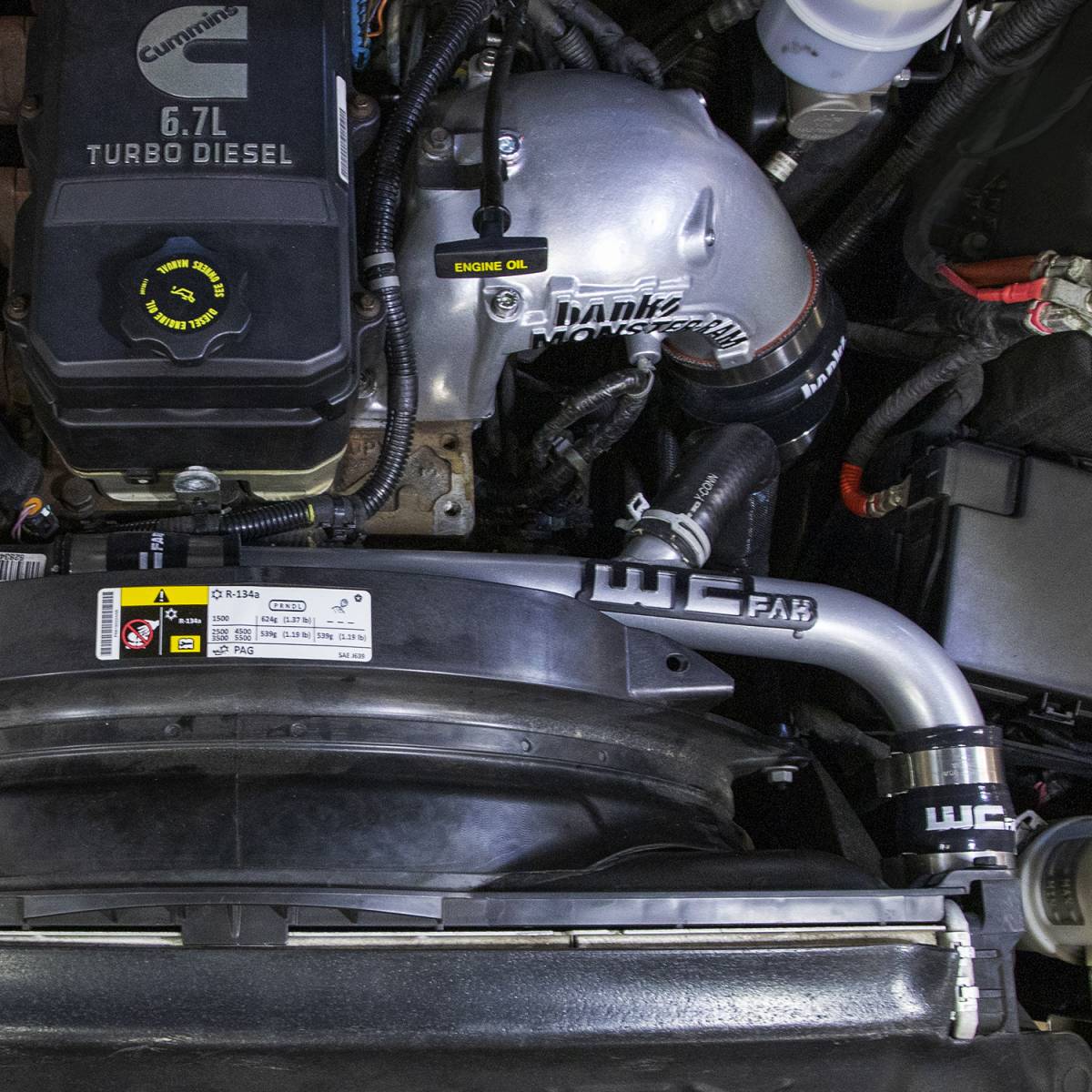 Dodge Ram 3500 HD Upper Coolant Pipe - Wehrli - Dual Radiator - Gun Metal - `13-`15