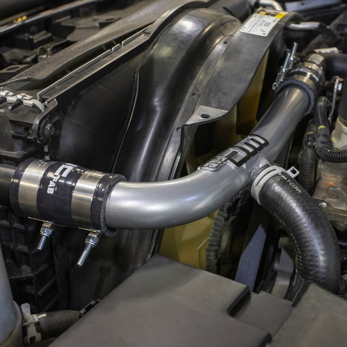 Dodge Ram 3500 HD Upper Coolant Pipe - Wehrli - Dual Radiator - Gun Metal - `13-`15