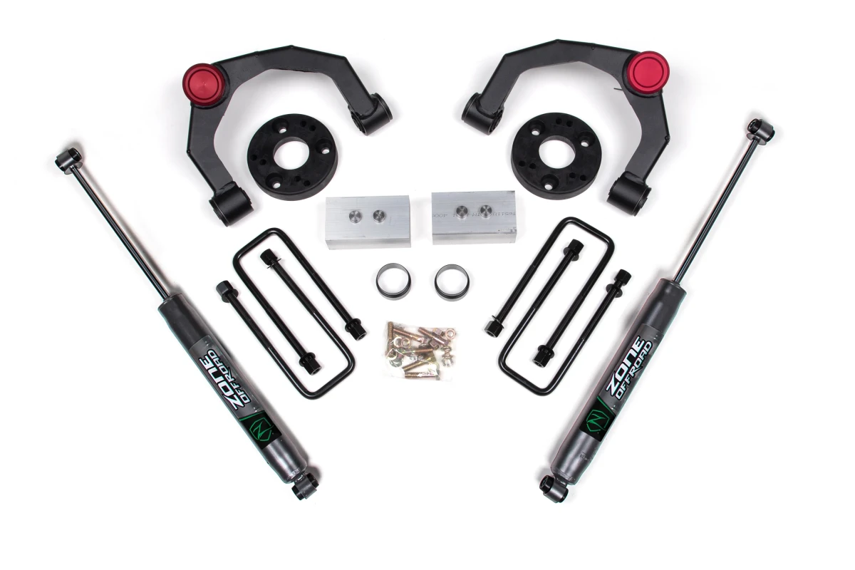 Ford F-150 Suspension Lift Kit - Front + Rear - Zone Offroad - 3in Front & Rear Box Kit - `15-`20