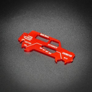 Ford Bronco Multi Functional Tool - Anodized Red