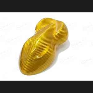 Alfa Romeo 4C Carbon Fiber Exterior Door Handle Trim Set - Yellow Candy