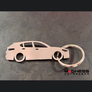 Alfa Romeo Stelvio Keychain - Silhouette Design