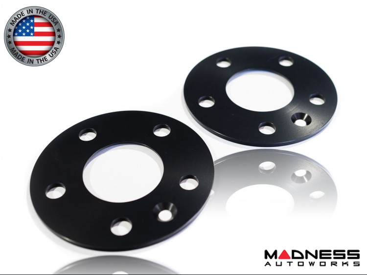 Alfa Romeo Stelvio Wheel Spacers - MADNESS - 5mm - set of 2 w/ extended bolts