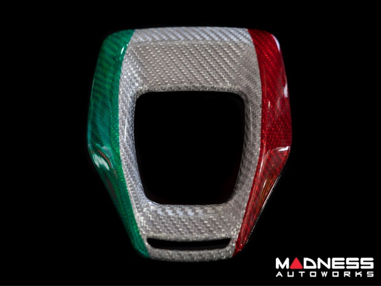 Alfa Romeo Stelvio Shift Gate Trim Panel - Carbon Fiber - 2020+ - Italian Theme - Feroce Carbon