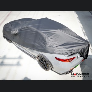 Alfa Romeo Giulia Vehicle Cover - Multi Layer Black Satin - Indoor/Outdoor
