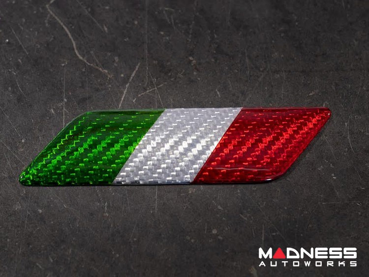 Alfa Romeo Stelvio Badges - Carbon Fiber - Italian Theme