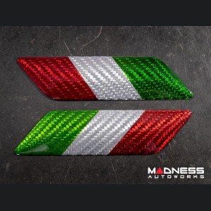 Dodge Hornet Badges - Carbon Fiber - Italian Theme