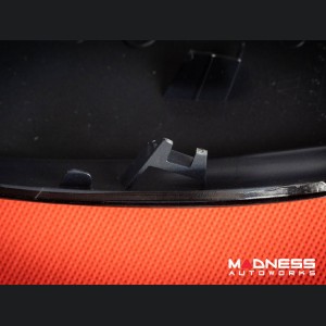 Alfa Romeo Giulia Mirror Covers - Carbon Fiber - Full Replacements - Forged Carbon - Feroce Carbon - w/ Factory Clips