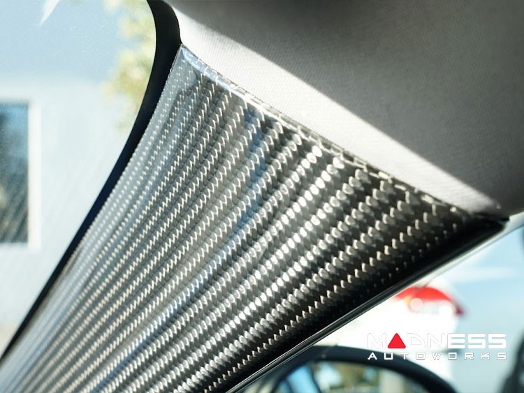 Alfa Romeo Giulia Carbon Fiber Interior A-Pillar Trim 